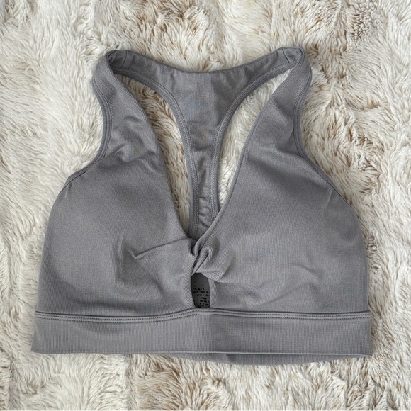 Victoria's Secret Twist-front Sport Bra Gray XS - Picture 1 of 6